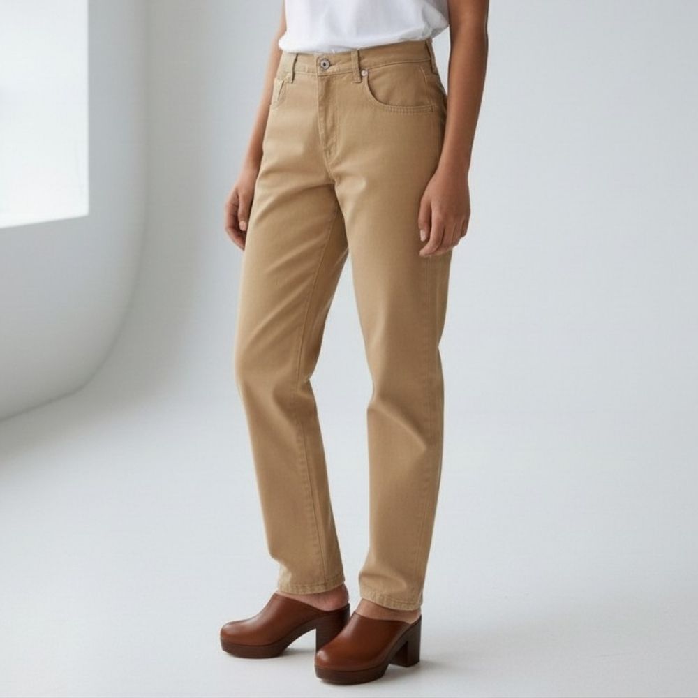Vintage French Dressing Jeanswear Straight Leg Tan Jeans